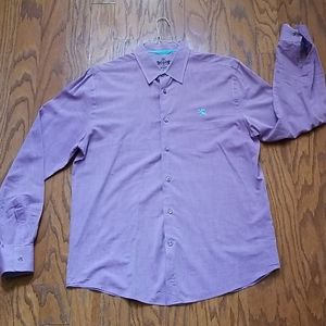 EXPRESS LAVENDAR BUTTON SHIRT SIZE LARGE
